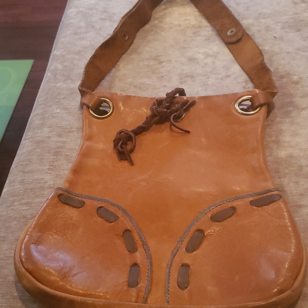 Bohemian 60s bag - unique leather bag